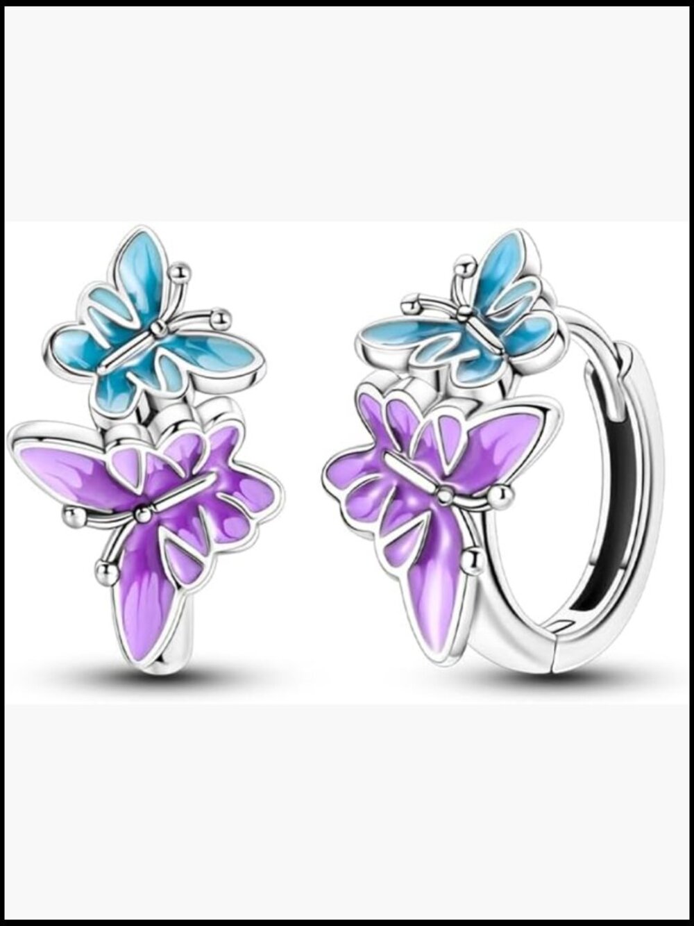 925 Sterling Silver Huggie Hoop Earrings CZ Stone Dainty Everyday Jewelry Gift
